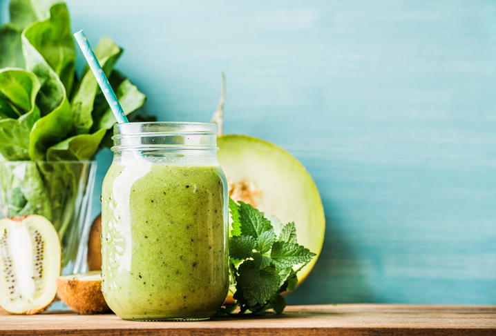 Smoothies de kiwi y melón